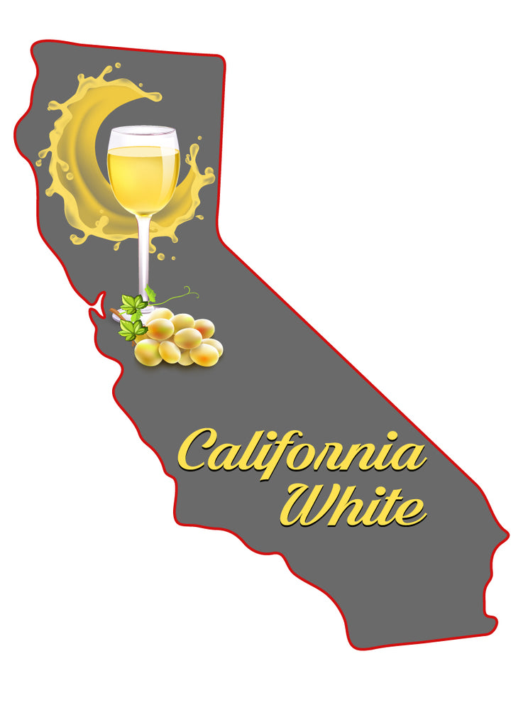 Étiquettes pour bouteilles California blanc